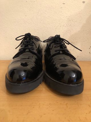 PRETTY BALLERINAS - zapatos cordones plataforma 41