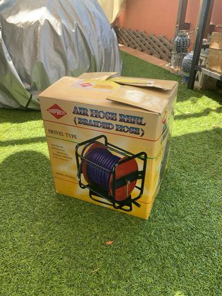 Compresor Mecafer 50litros. 3hp + accesorios