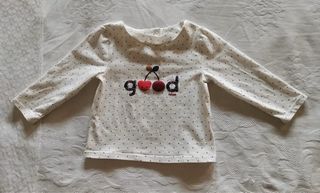 Camiseta de niña entre 12 y 18 meses