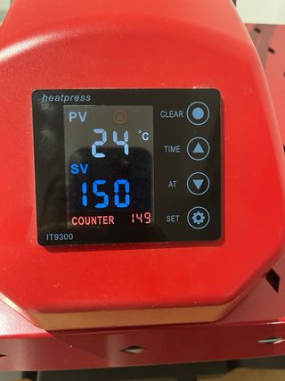 Plancha industrial vinilos