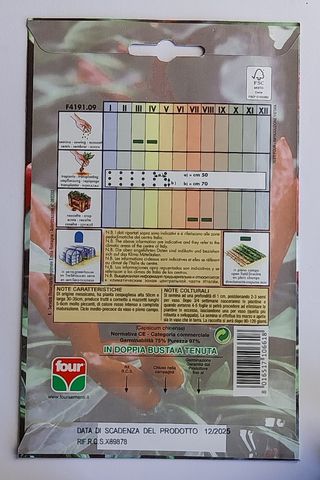 25 Semillas Guindilla F1 Maya Picante 4/5