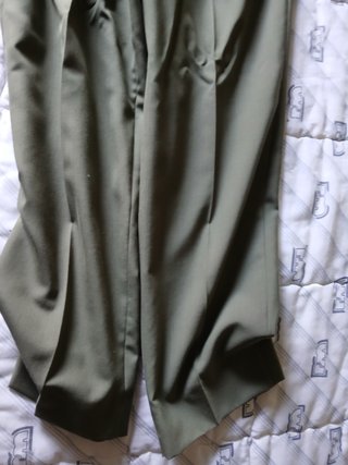 Traje chaqueta hombre verde oliva