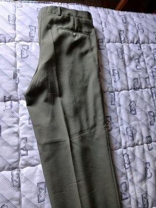 Traje chaqueta hombre verde oliva