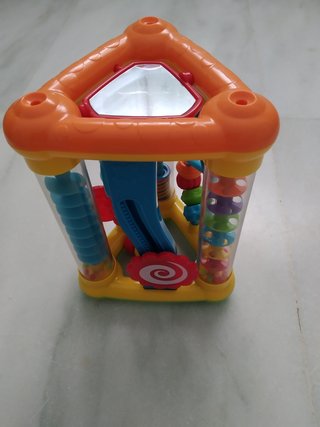 Juego de estimulación bebé. Palo lluvia