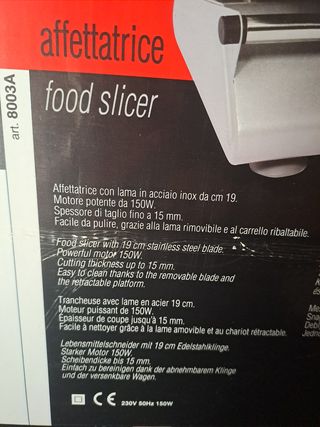 Affettatrice come nuova