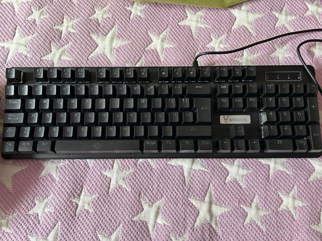 Tastiera da gioco con luci