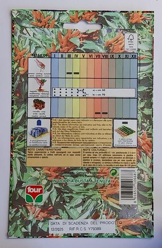 5 Semillas Guindilla F1 Salmon Picante 2/5