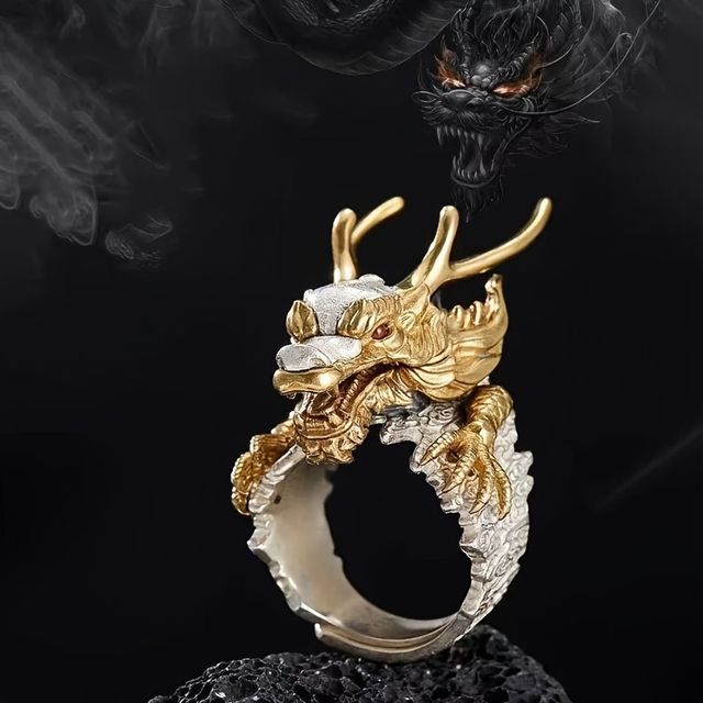 Anillo del Dragón de la Suerte. Ajustable