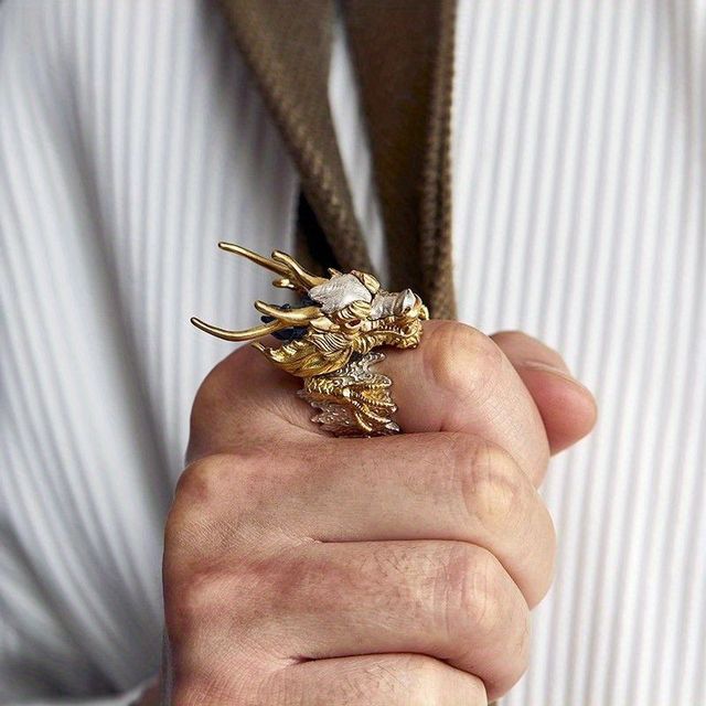 Anillo del Dragón de la Suerte. Ajustable