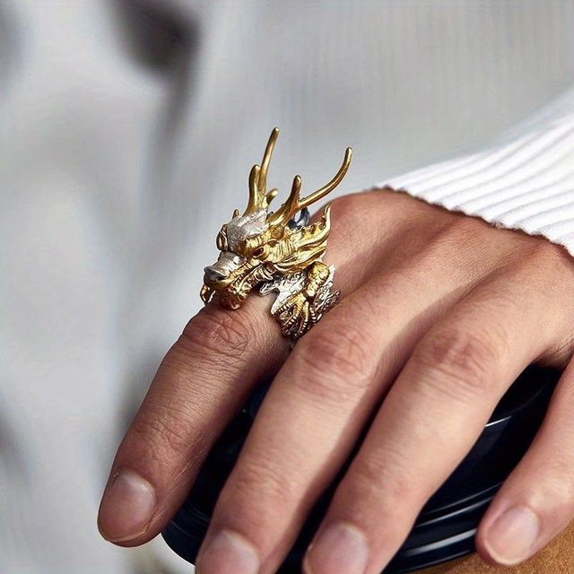Anillo del Dragón de la Suerte. Ajustable