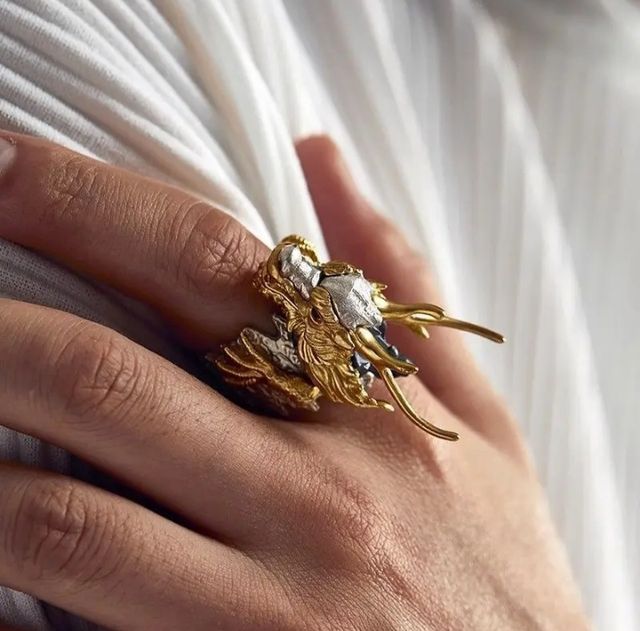 Anillo del Dragón de la Suerte. Ajustable