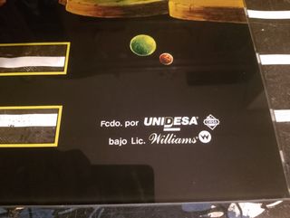 Panel de máquina recreativa 