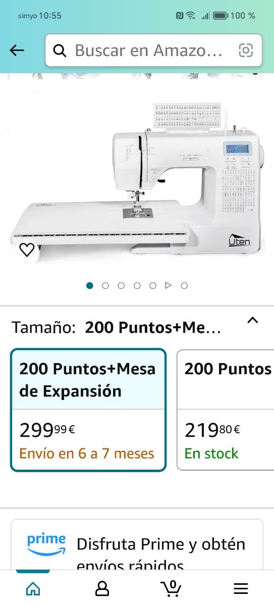 Máquina de coser
