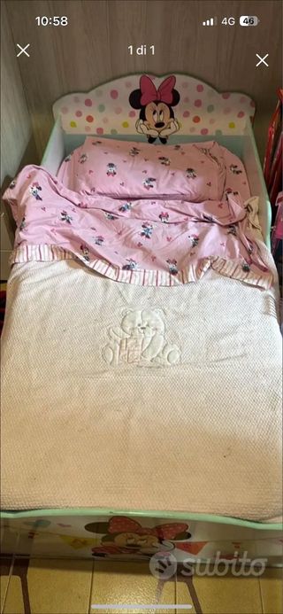 Lettino bimba con Minnie