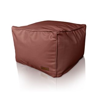 Poggiapiedi pouf di design in pelle PU - 60x60 cm
