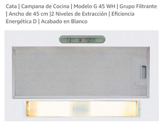 CAMPANA EXTRACTORA CATA