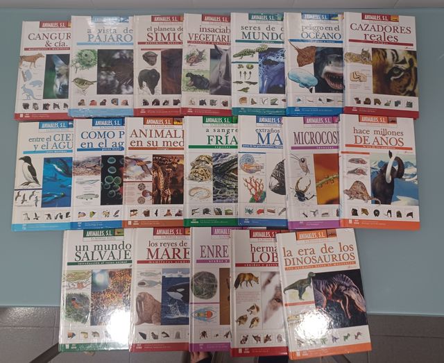 Colección libro más DVD animales
