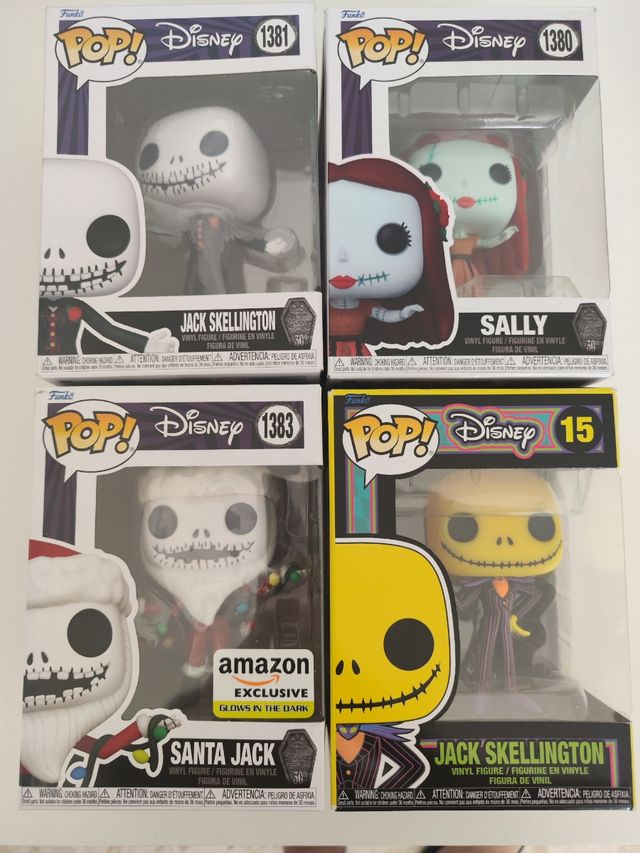 LOTE FUNKOS NIGHTMARE BEFORE CHRISTMAS