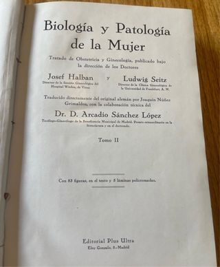 Vecchio libro di medicina 1929 organi, donna
