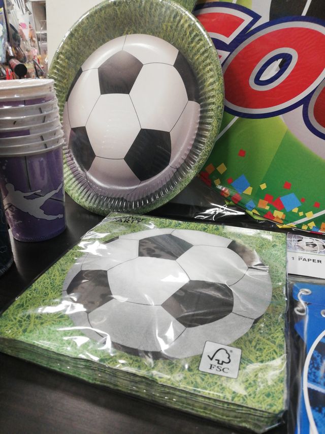 Menaje de futbol⚽ Precios en descripcion