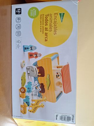 Encajable Animales madera Arca. El Corte Inglés
