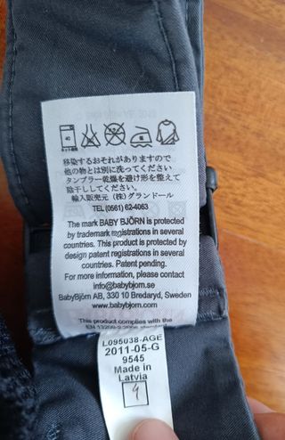Mochila portabebés Babybjörn