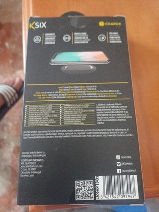 Cargador móvil inalambrico