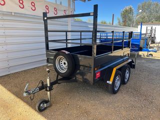 Remolque doble eje sin freno ejes de 1000