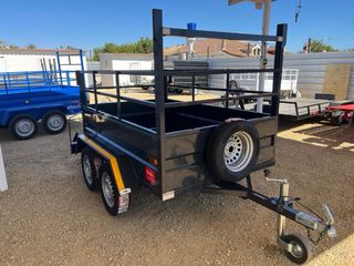 Remolque doble eje sin freno ejes de 1000