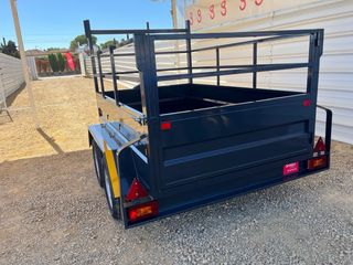 Remolque doble eje sin freno ejes de 1000