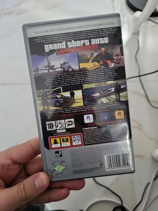 Juefo PSP. GTA: Liberty City Stories