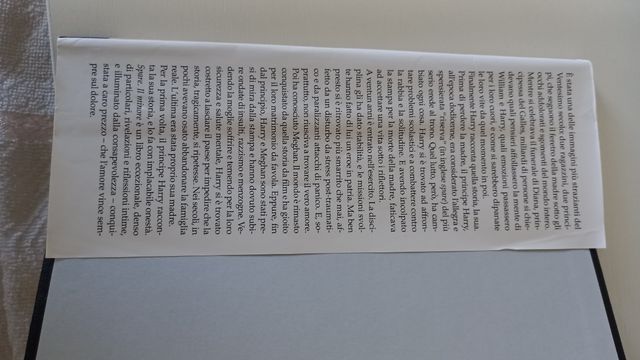 Romanzo Spare il minore usato principe harry