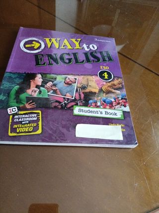 Libro de inglés "Way to English" 4 ESO