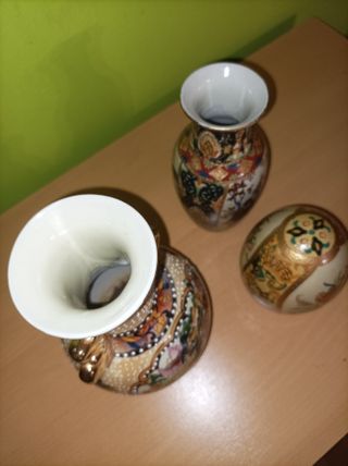 Juego de jarrones chinos