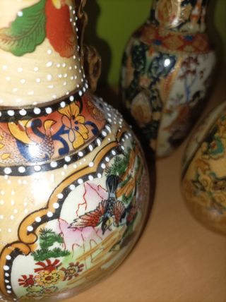 Juego de jarrones chinos