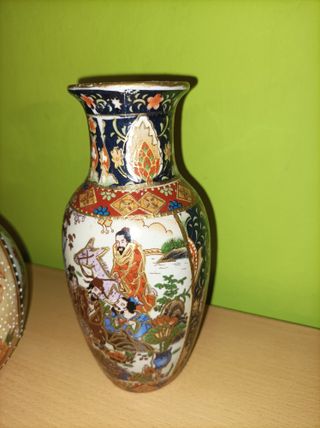 Juego de jarrones chinos