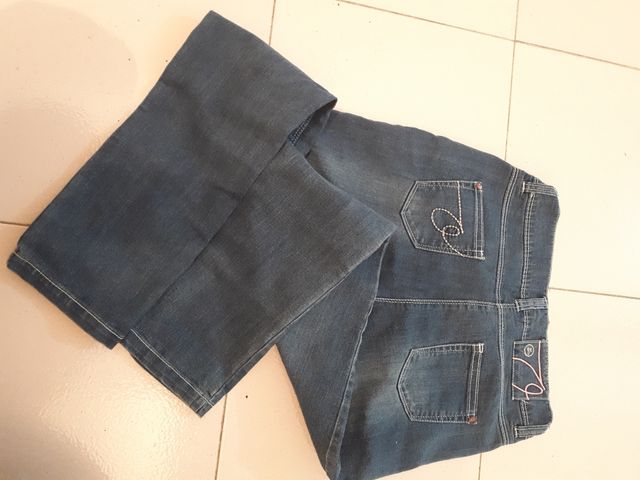 Pantalón vaquero niña azul T10