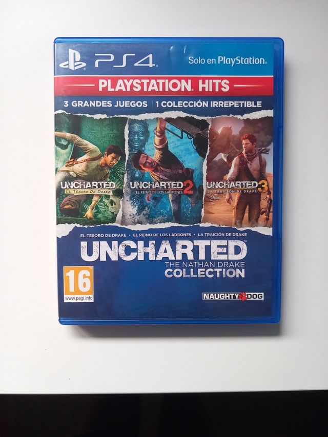 JUEGOS PS4 :Uncharteds 1,2,3