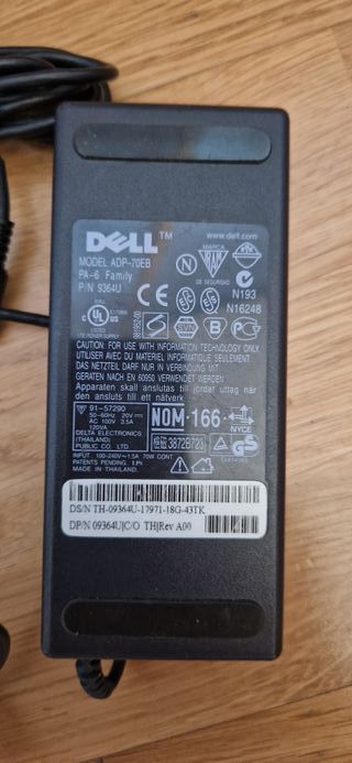 Cargador ordenador portatil LG, DELL, WINDOWS RT