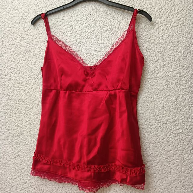 Pijama rojo raso de Jolinesse