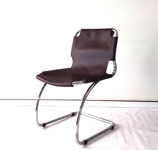 Poltrona Sedia anni 70 stile Van de Rohe  (Sillón)