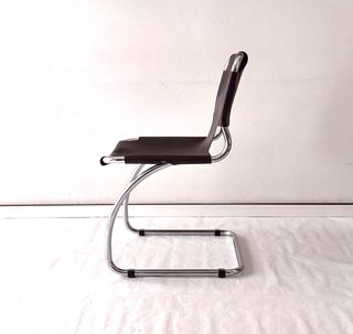 Poltrona Sedia anni 70 stile Van de Rohe  (Sillón)