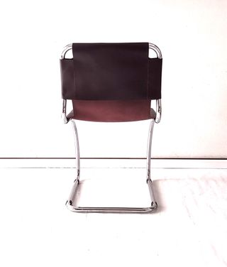 Poltrona Sedia anni 70 stile Van de Rohe  (Sillón)