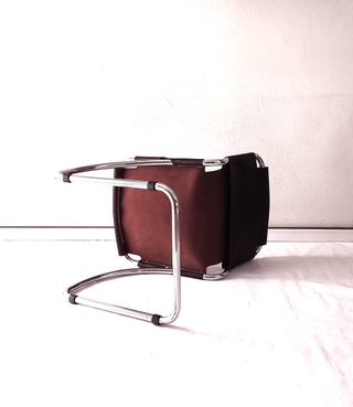 Poltrona Sedia anni 70 stile Van de Rohe  (Sillón)