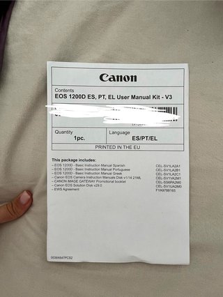 Camara canon eos 1200D