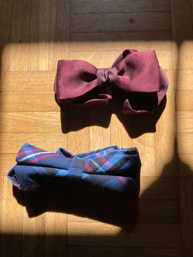 par de pajaritas de tela