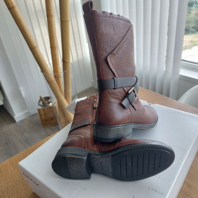 T37,5 Botas Geox Piel Nuevas marrones