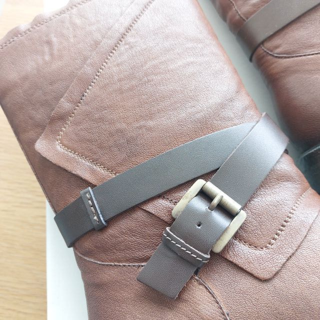 T37,5 Botas Geox Piel Nuevas marrones