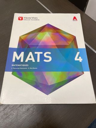 Libro de texto matematicas MATS