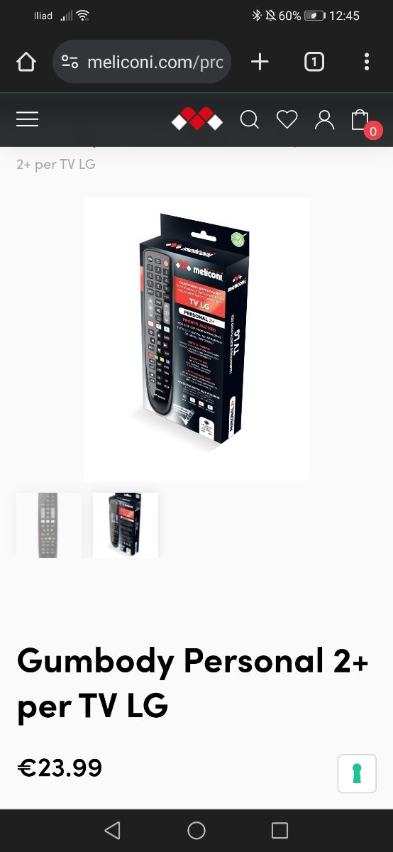 Telecomando melchioni personale 2 plu